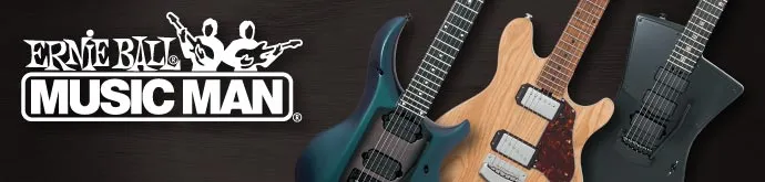 Ernie Ball Music Man Landing Page Banner
