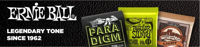 Ernie Ball Landing Page Banner
