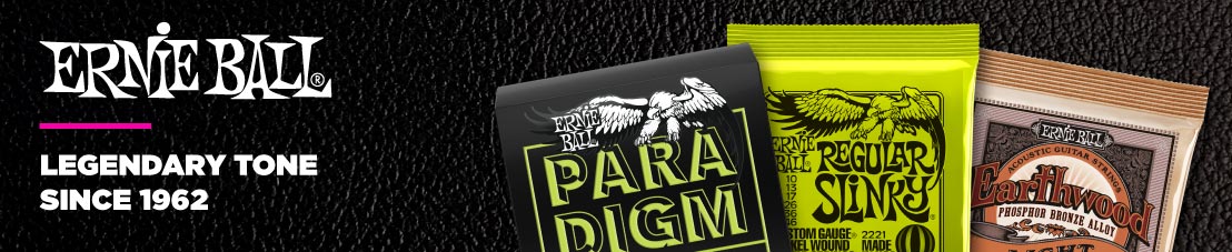 Ernie Ball Landing Page Banner