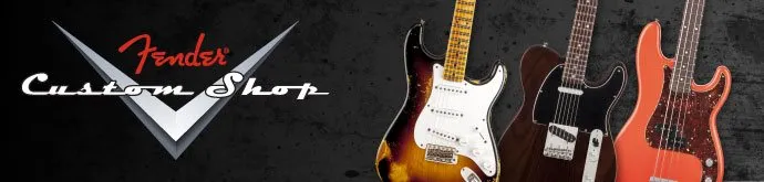 Fender Custom Shop Landing Page Banner