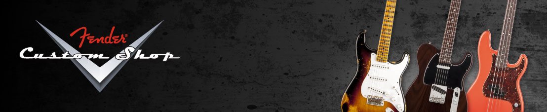 Fender Custom Shop Landing Page Banner