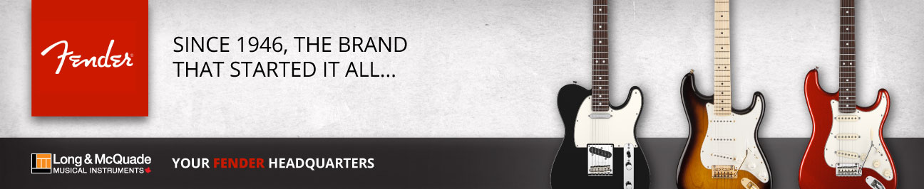 Fender Landing Page Banner