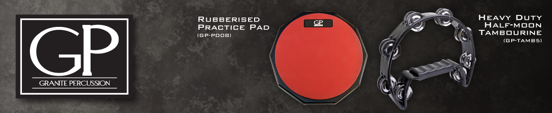 Granite Percussion Landing Page Banner