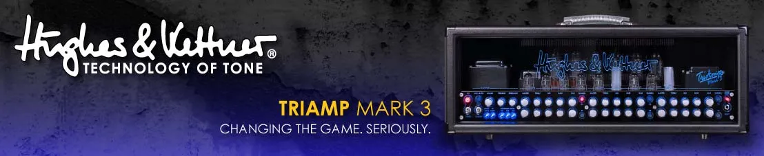 Hughes & Kettner Landing Page Banner