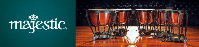 Majestic Percussion Landing Page Banner