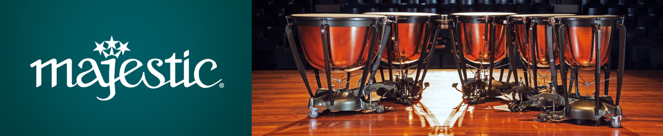 Majestic Percussion Landing Page Banner