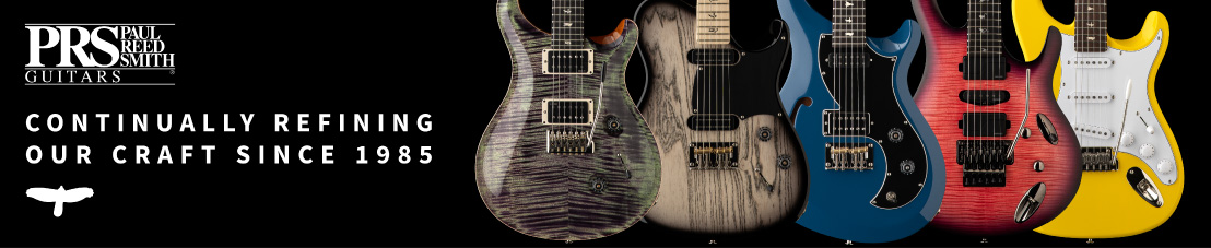 PRS Guitars Landing Page Banner