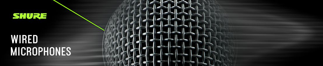 Shure Wired Microphones