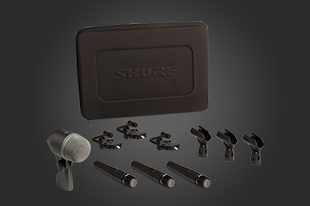 shure dmk wired microphones