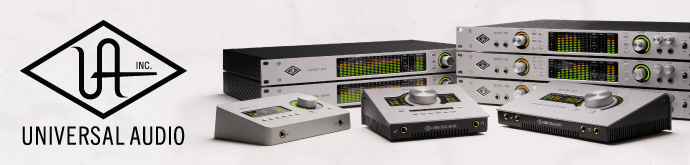 Universal Audio Landing Page Banner
