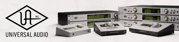 Universal Audio Landing Page Banner