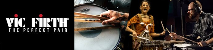 Vic Firth Landing Page Banner