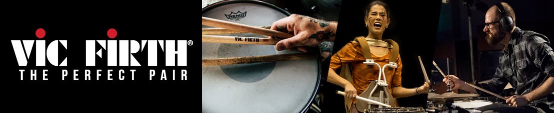 Vic Firth Landing Page Banner