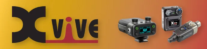 Xvive Audio Landing Page Banner