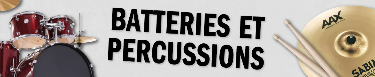 Batteries et percussions header