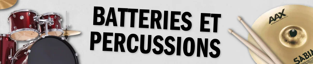 Batteries et percussions header