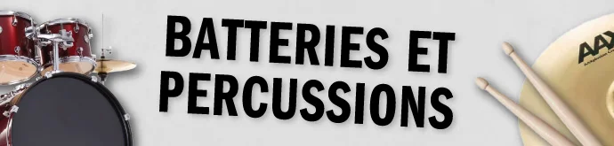 Batteries et percussions header