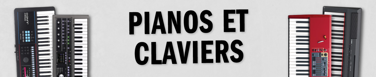 Pianos et claviers header