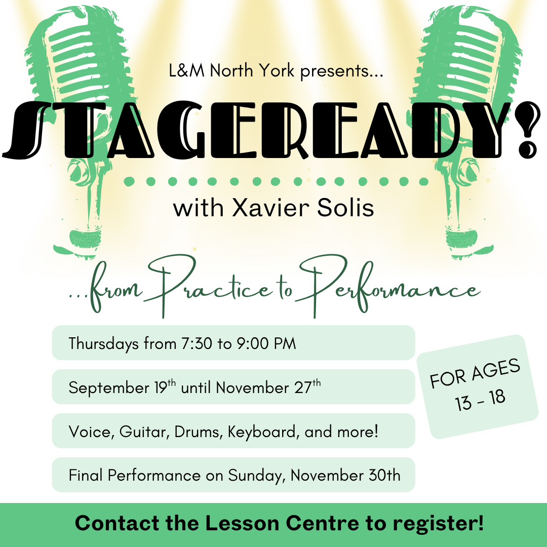 Online - StageReady! Xavier Solis lessons in North York (Steeles)