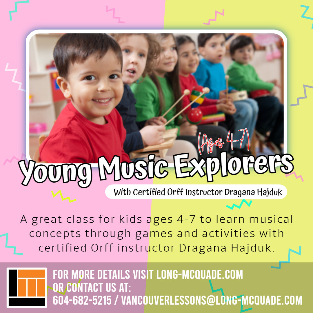 Young Music Explorers (Orff 4-7) Dragana Hajduk lessons in Vancouver