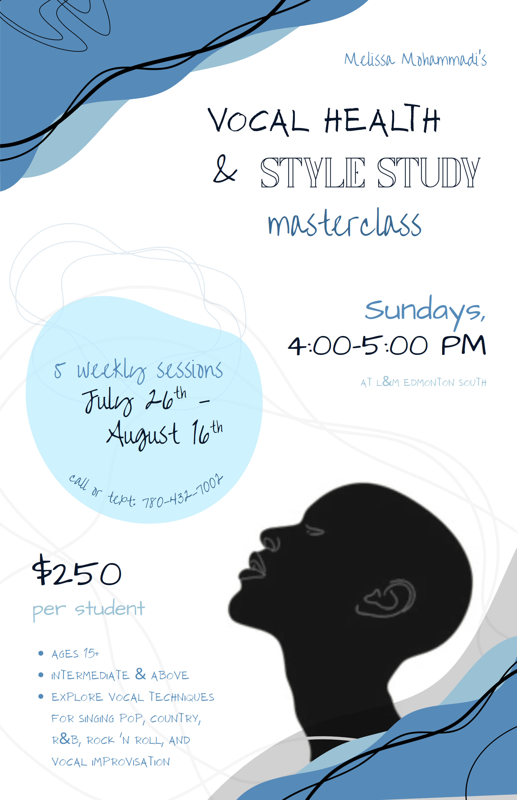 Online -  Melissa Mohammadi lessons in Edmonton South