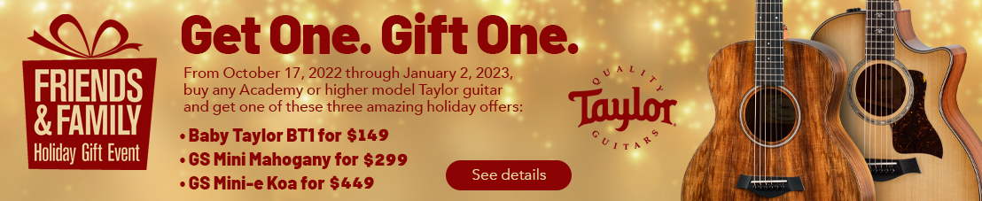 Taylor Friends & Family Holiday Gift Event
