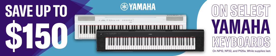 Save on Select Yamaha Keyboards!