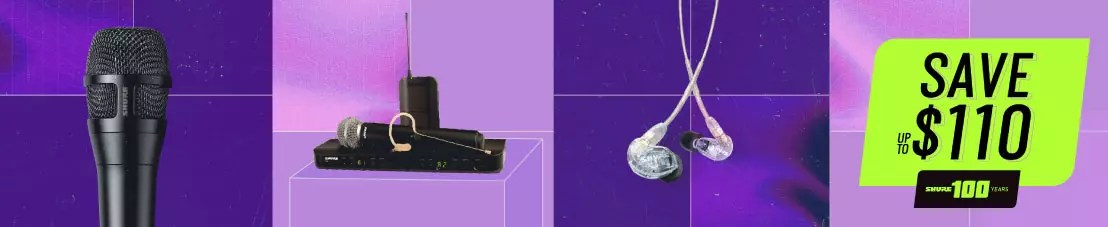 Enjoy Holiday Savings on Best-Selling Audio Products from Shure!