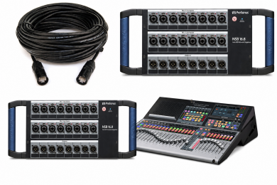 Digital 32 Channel Mixer and Stage Box