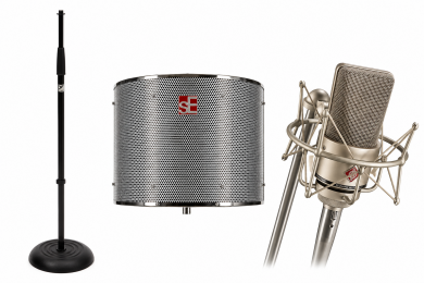 Recording Mic with Reflection Filter