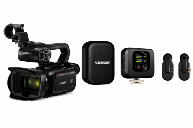 Pro Video Camcorder and Wireless Lavs