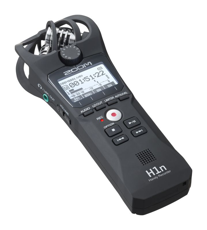 The Zoom H1n Handy Recorder is a convenient way to make recordings of yourself or your group!