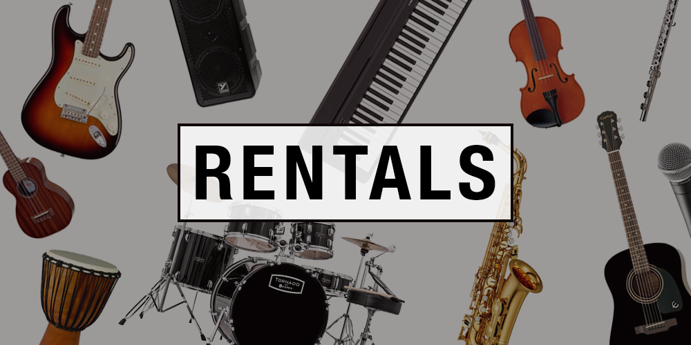 Long & McQuade offers affordable rentals at every location