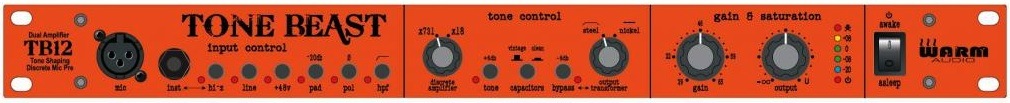 Warm Audio Tone Beast - Front Panel